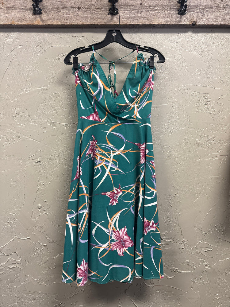 *VINTAGE DRESSWORKS HALTER DRESS