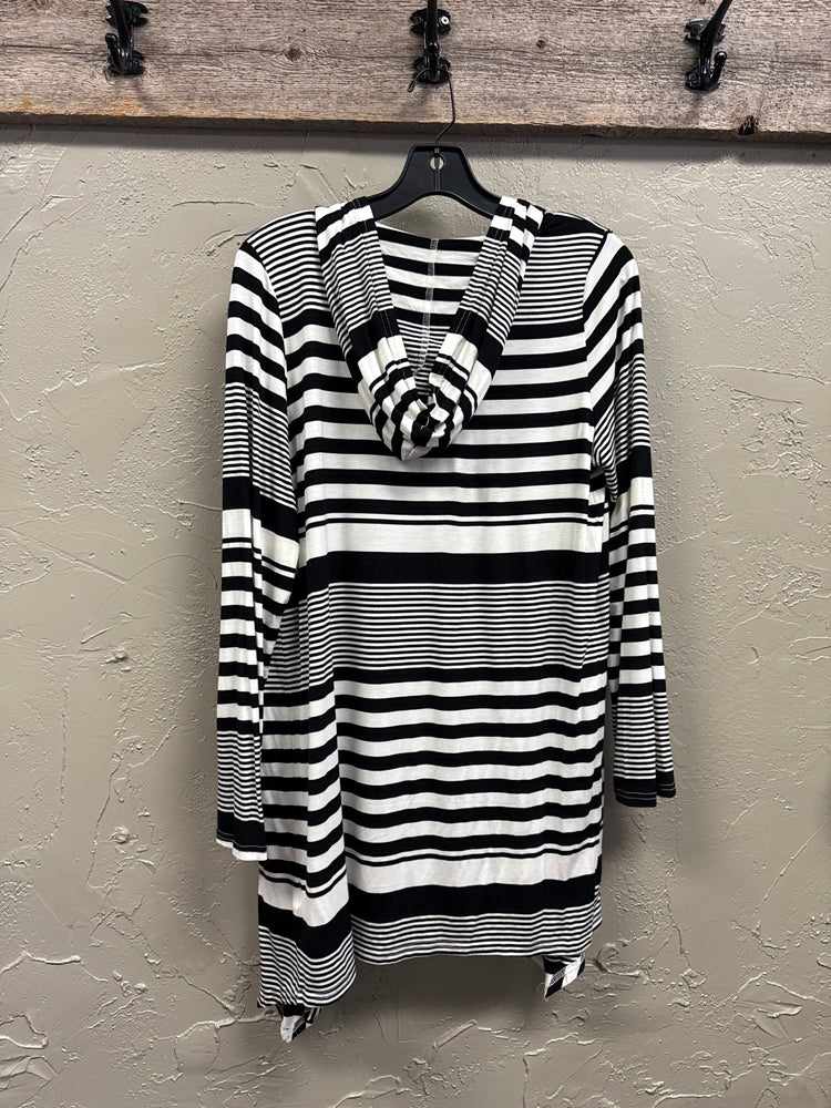 CYRUS HOODED OPEN CARDIGAN