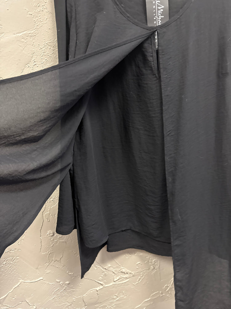 NWT MICHAEL TYLER LAYERED TUNIC (org$82)