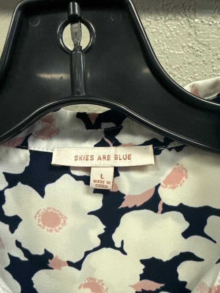 SKIES ARE BLUE FLORAL BLOUSE