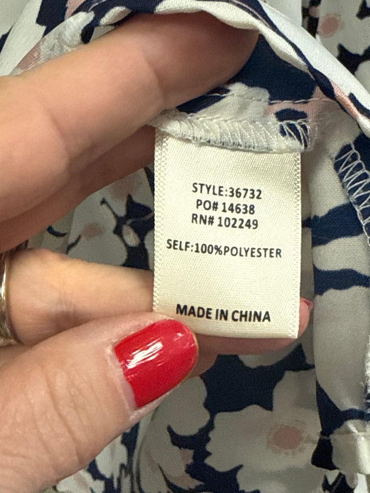 SKIES ARE BLUE FLORAL BLOUSE