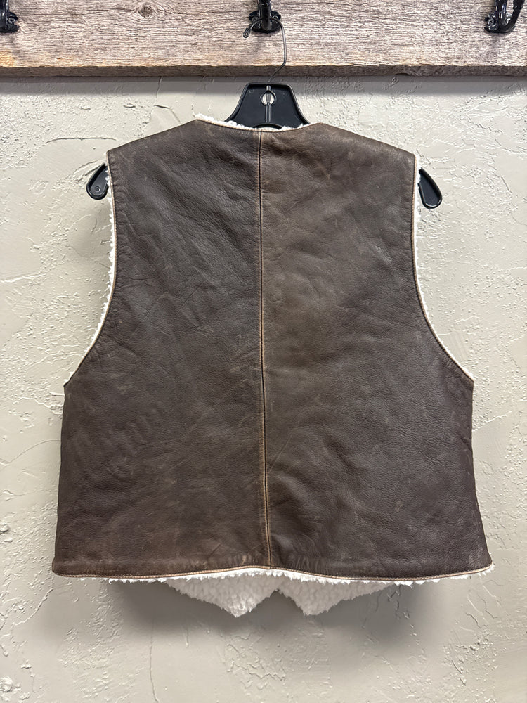 VTG BRANDON THOMAS SHEARLING VEST