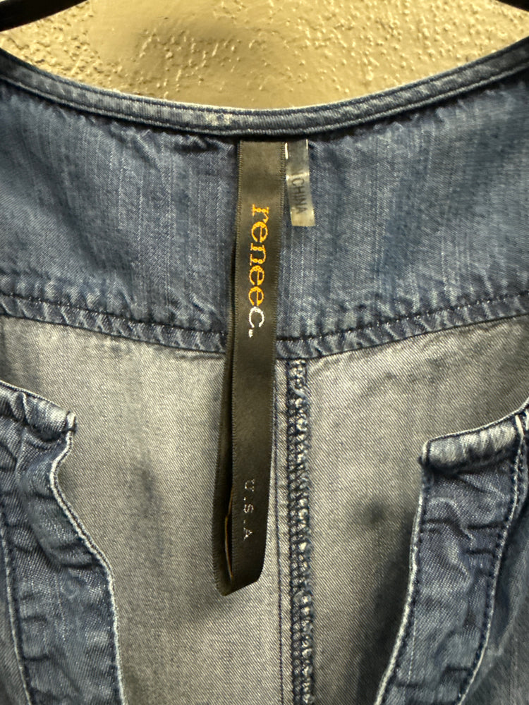 RENEE C CHAMBRAY TOP