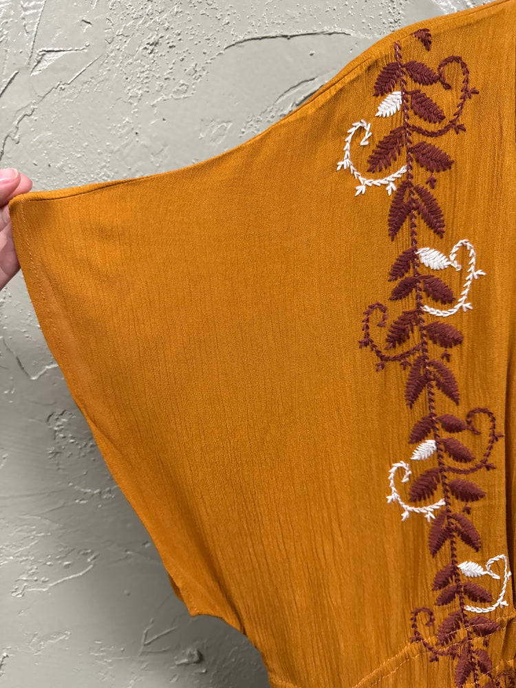 NWT CURATIONS EMBROIDERED DUSTER