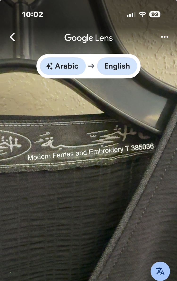 ALMOTAHJEBA BEADED ABAYA