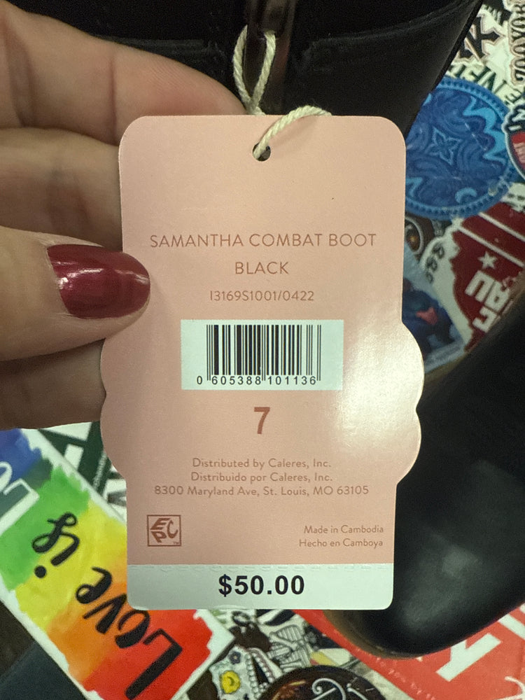 NWT SAM & LIBBY COMBAT BOOT (org$50)