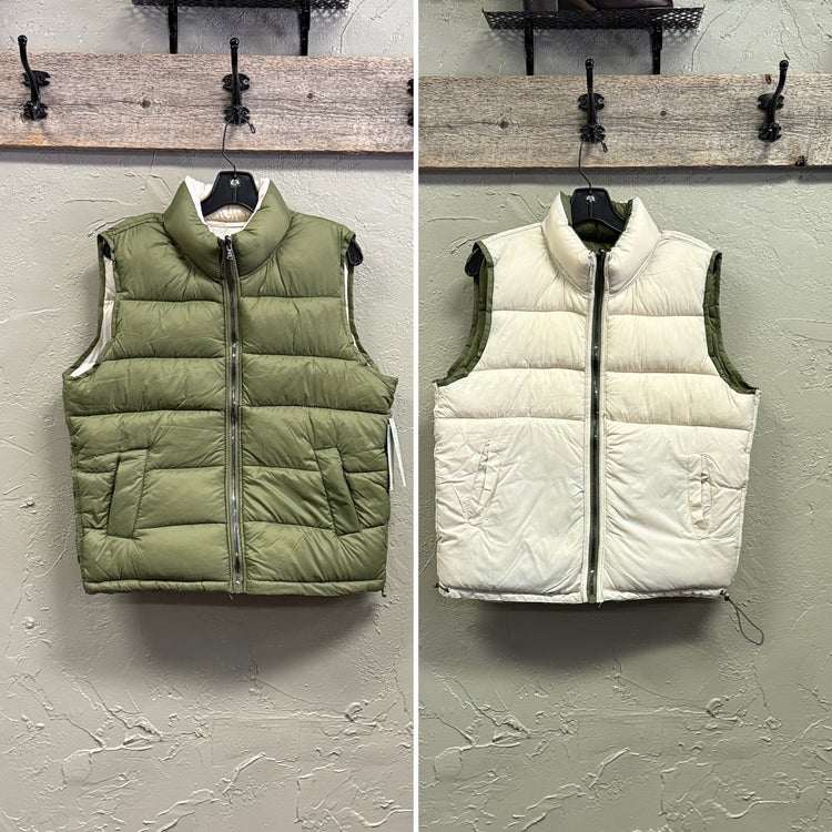 NWT SNOBBISH REVERSIBLE PUFFER VEST