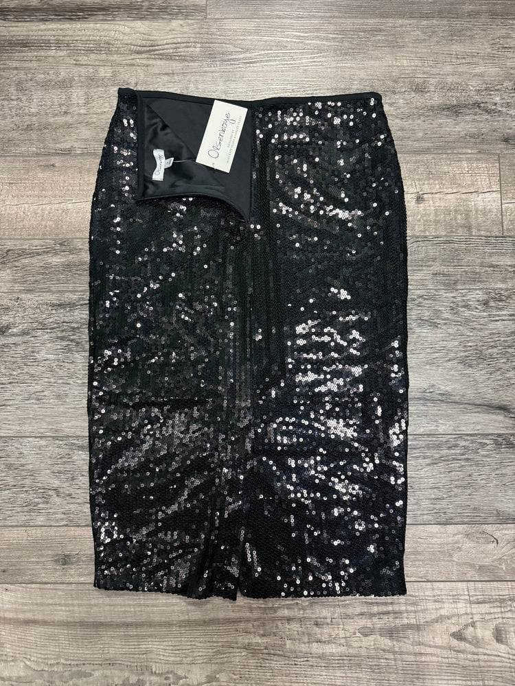NWT OLSENBOYE SEQUIN PENCIL SKIRT (org$52)