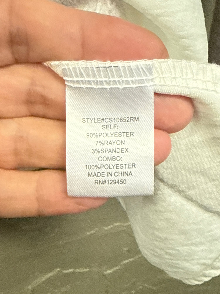 NWT FRED DAVID RUFFLED SWEATER