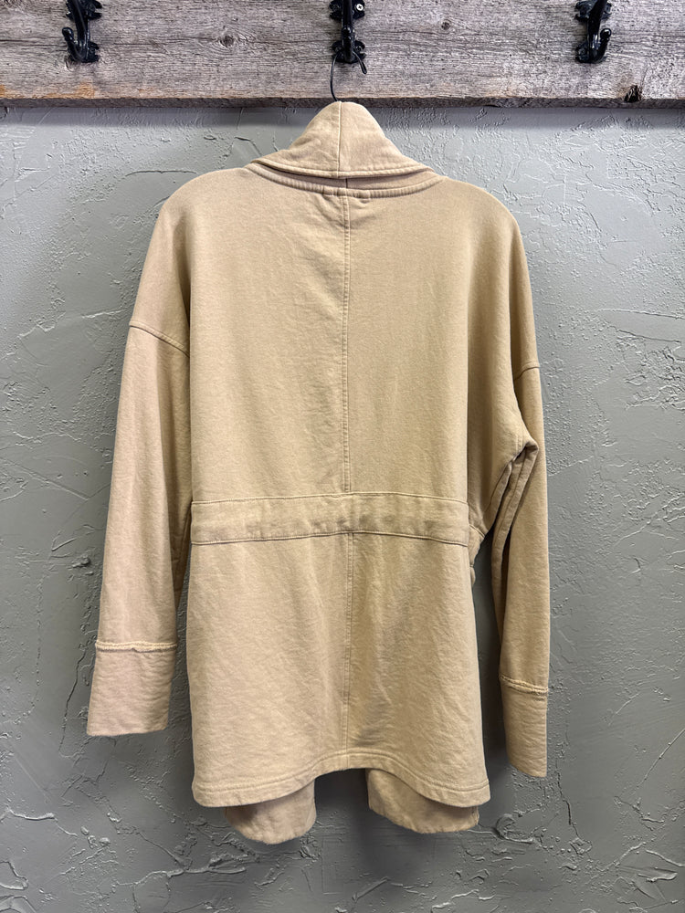 TERRY TIE FRONT JACKET