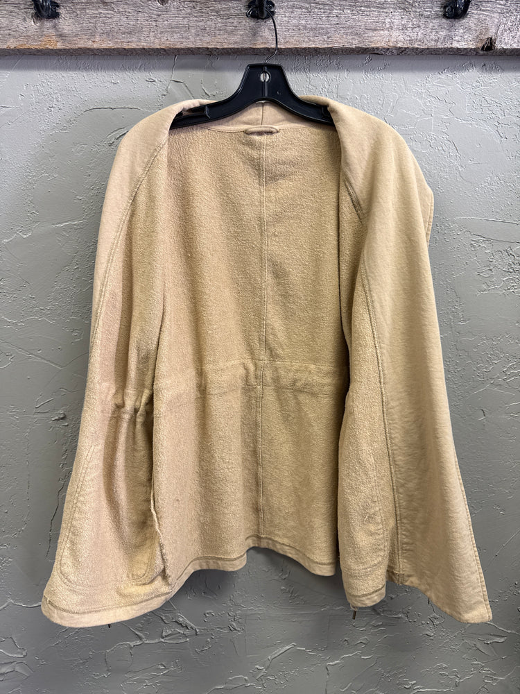 TERRY TIE FRONT JACKET