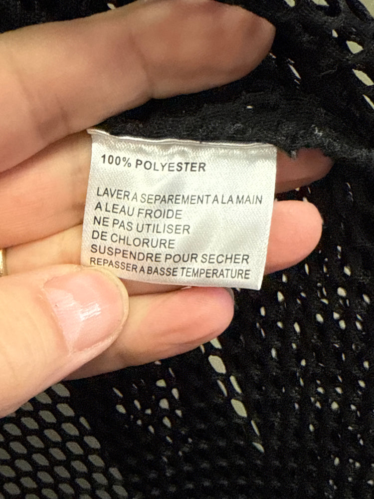 SIMON CHANG OPEN MESH COAT