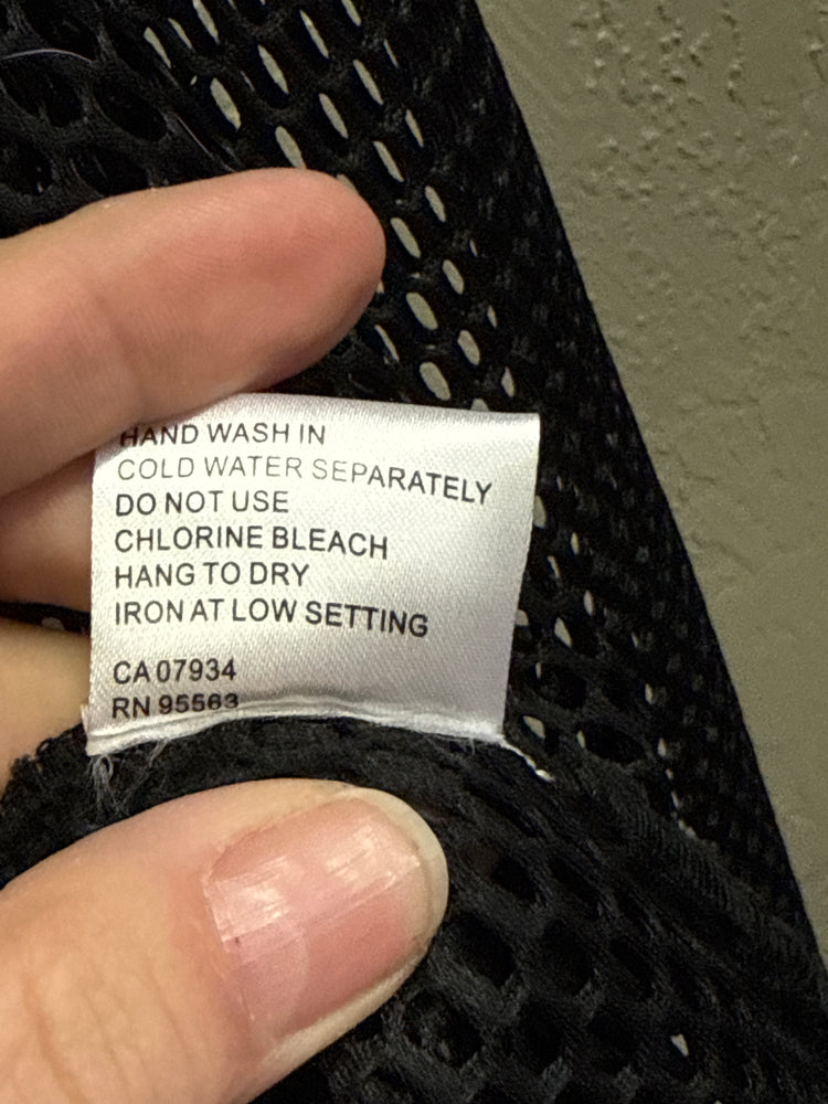 SIMON CHANG OPEN MESH COAT