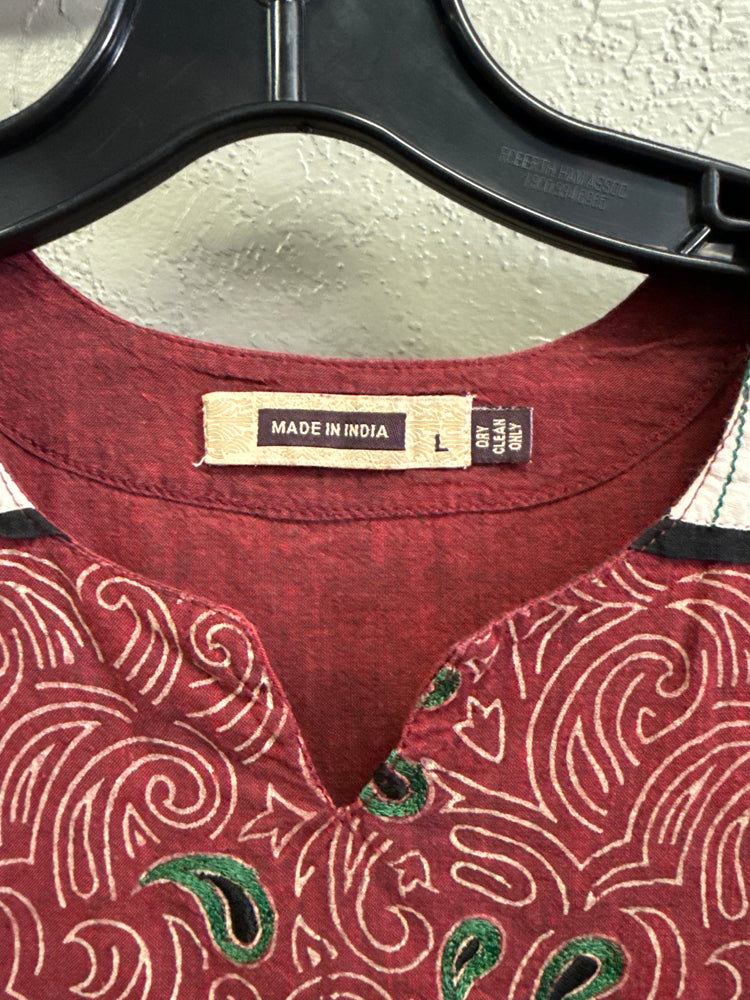 MADE IN INDIA COTTON SLEEVELESS SHIRT