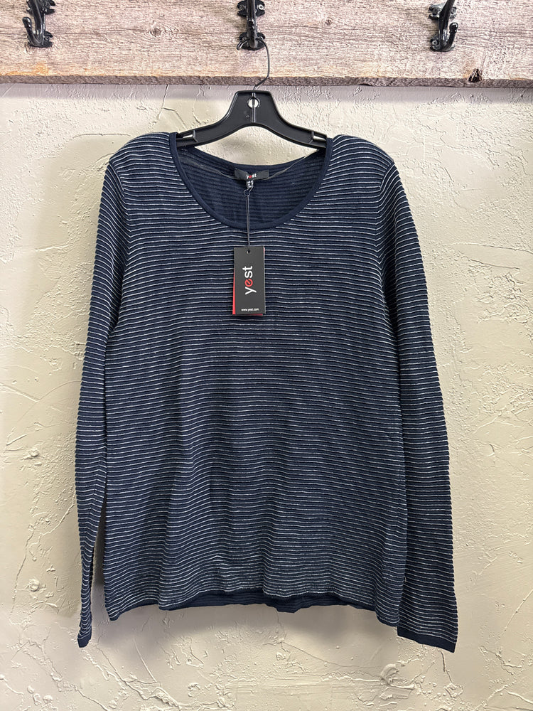 NWT YEST STRIPED PULLOVER (org$74)