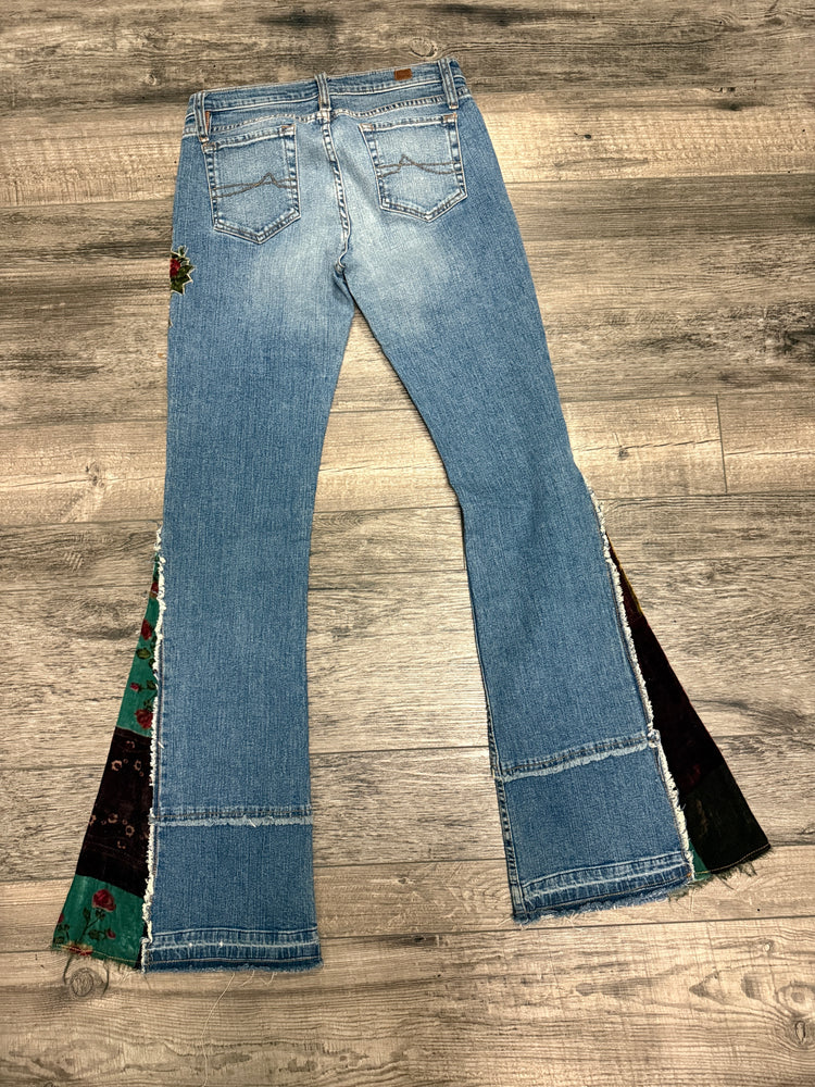 ALLEN B VELVET FLARE JEAN