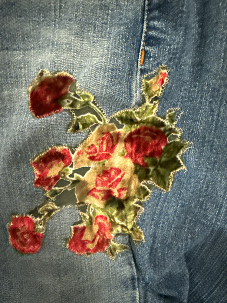 ALLEN B VELVET FLARE JEAN