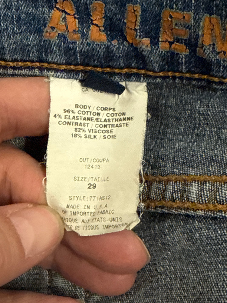 ALLEN B VELVET FLARE JEAN