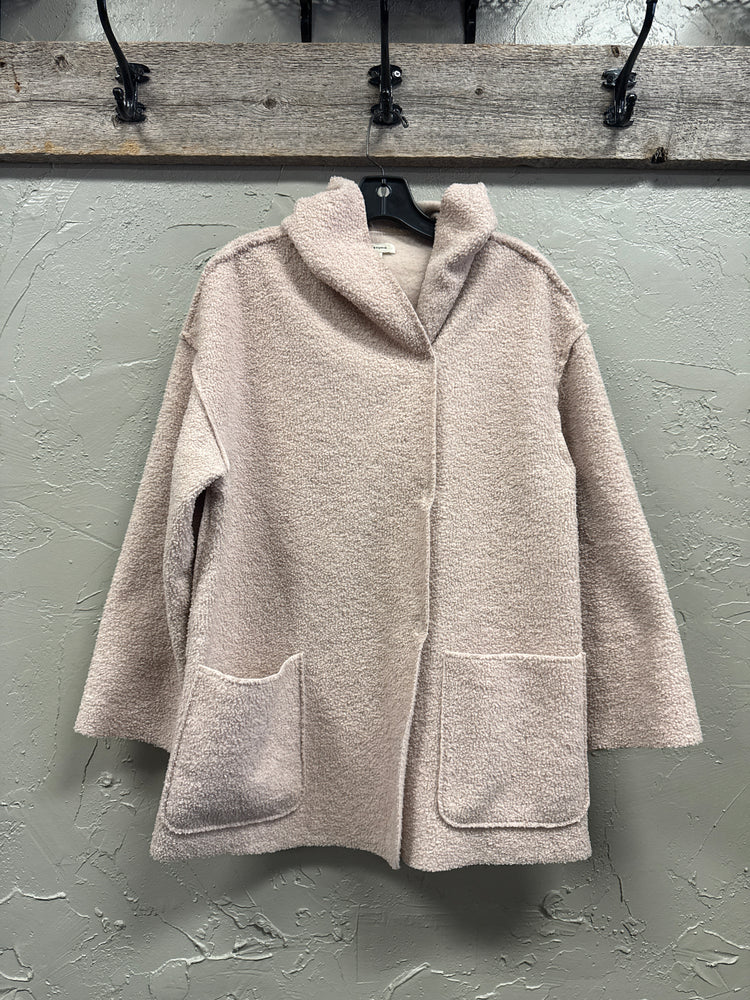 MAX STUDIO HOODED TEDDY BEAR COAT (org$118)