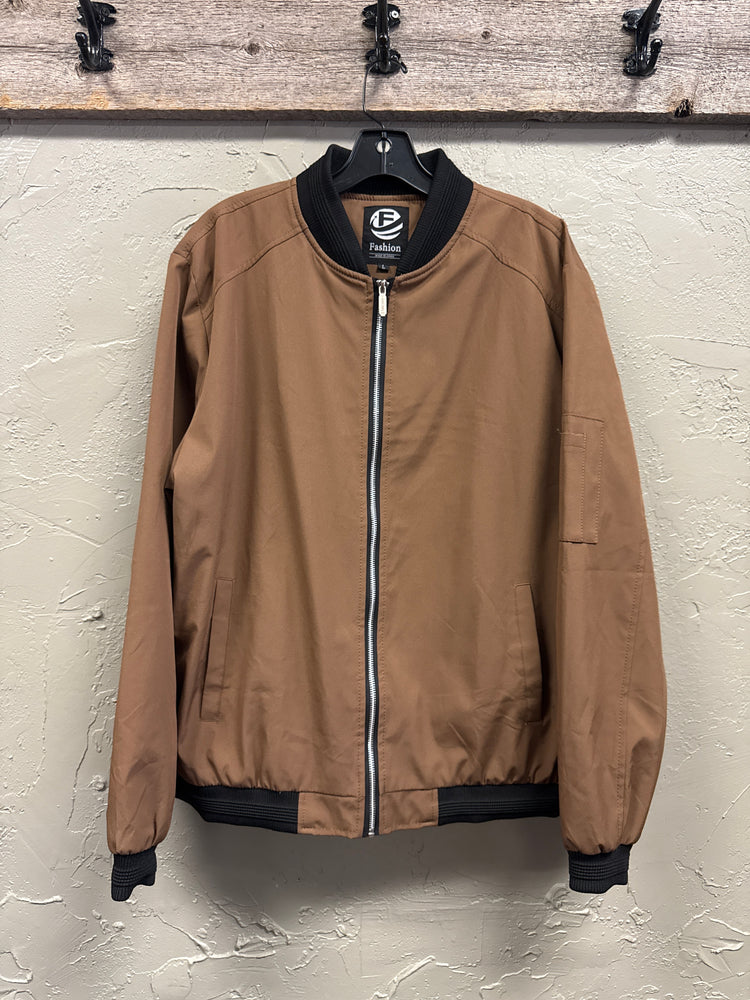 FASHION FULL ZIP BOMBER JACKET