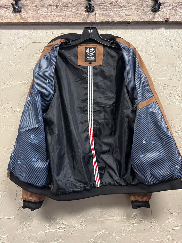 FASHION FULL ZIP BOMBER JACKET