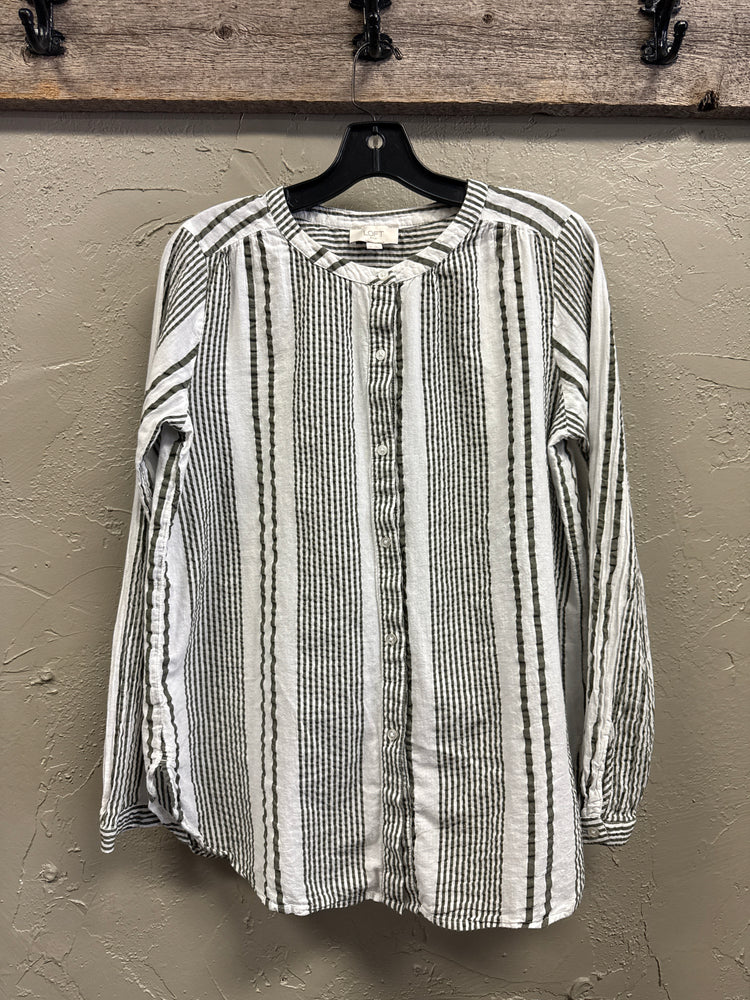 LOFT LONG SLEEVE BLOUSE