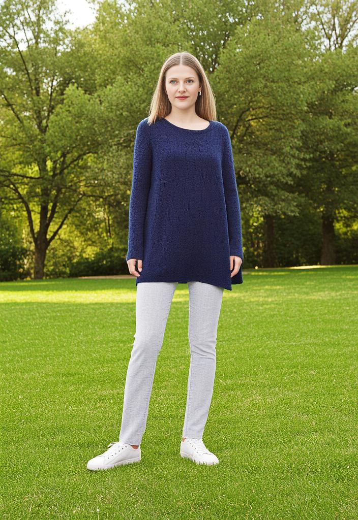 NWOT INDIGO THREAD SWEATER