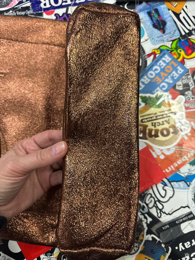 MAISON FANLI METALLIC LEATHER TOTE (org$105)