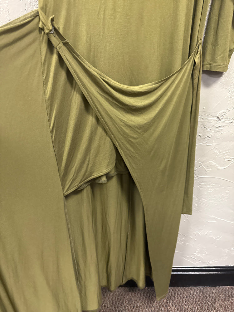 FREE PEOPLE LONG SLEEVE WRAP DRESS (org$168)