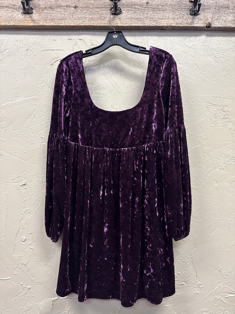 FREE PEOPLE VELVET DRESS (org$128)