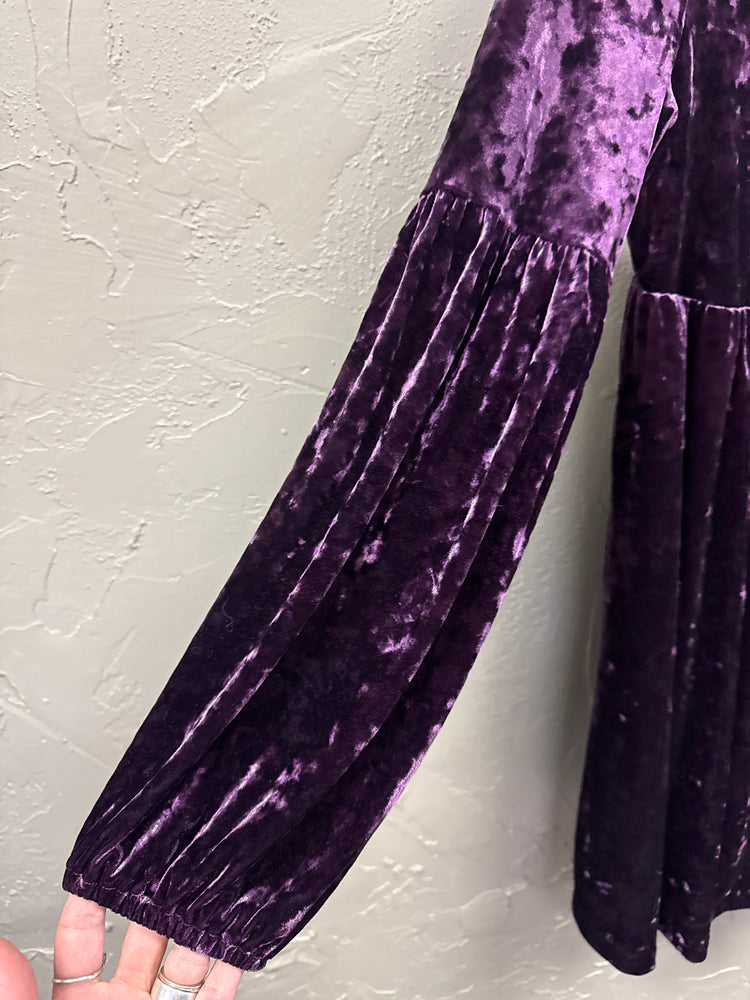 FREE PEOPLE VELVET DRESS (org$128)