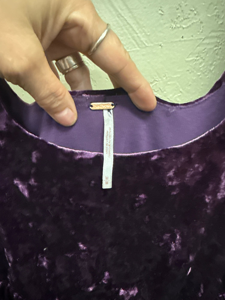 FREE PEOPLE VELVET DRESS (org$128)