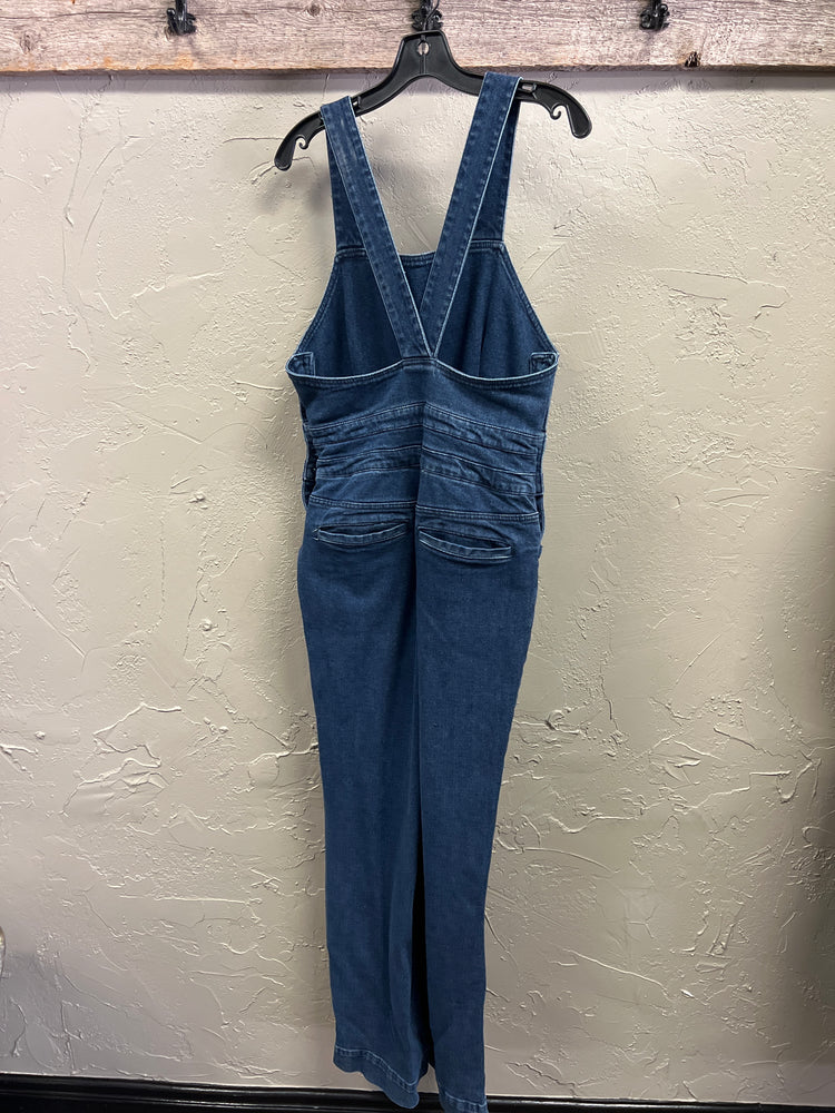 NWT FAHERTY INDIGO WASHED BIBS (org$178)