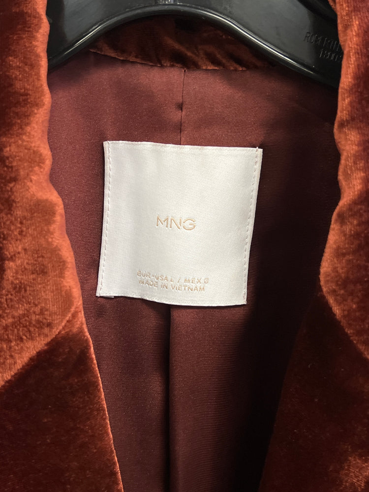 MNG VELVET SUIT BLAZER (org$220)