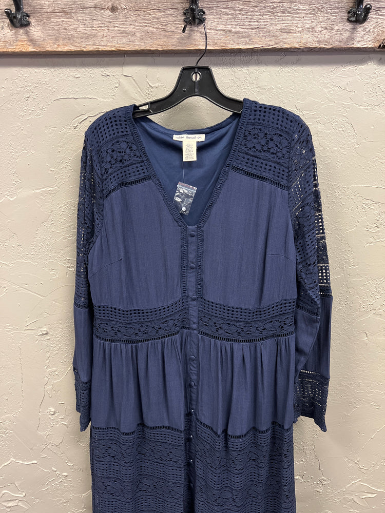 NWOT INDIGO THREAD HIPPIE DRESS