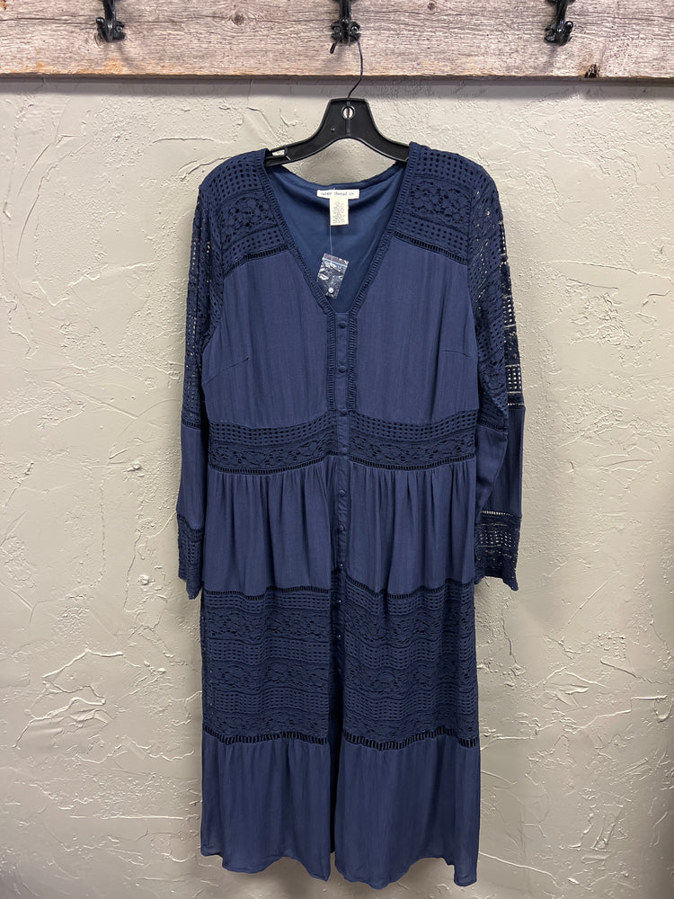 NWOT INDIGO THREAD HIPPIE DRESS