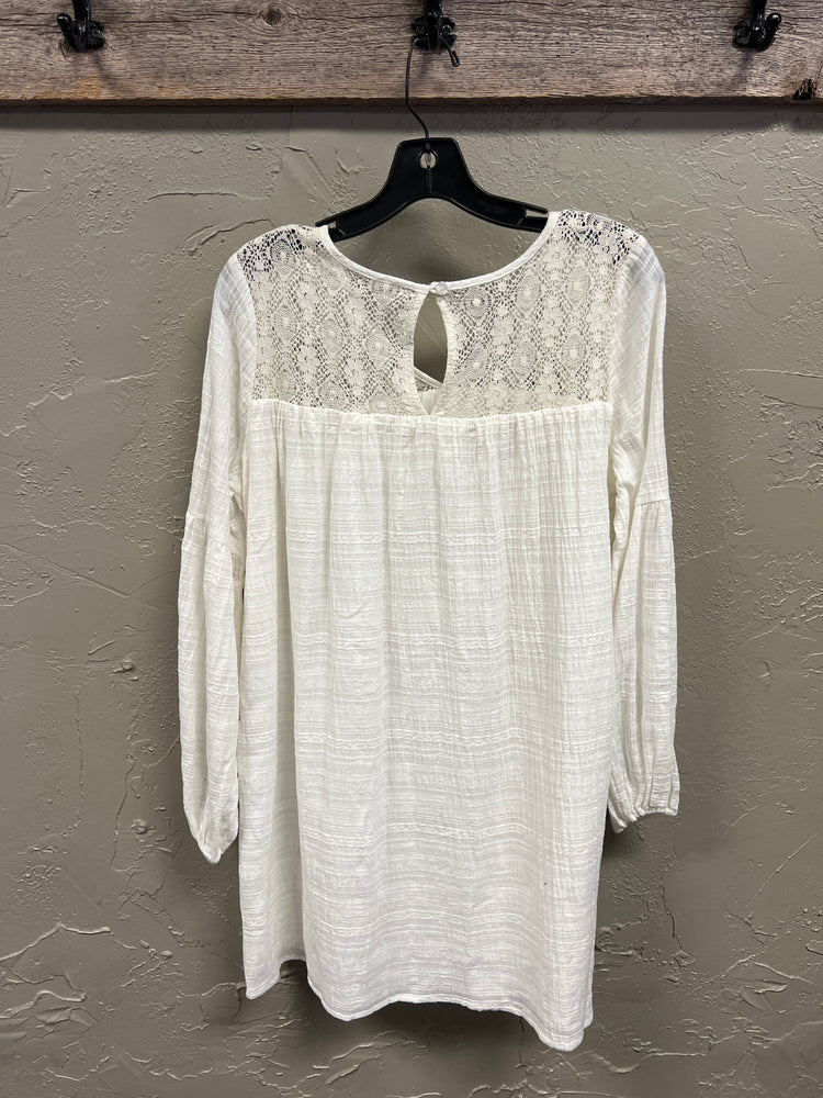 NWT VANILLA BAY COTTON GAUZE MINI DRESS