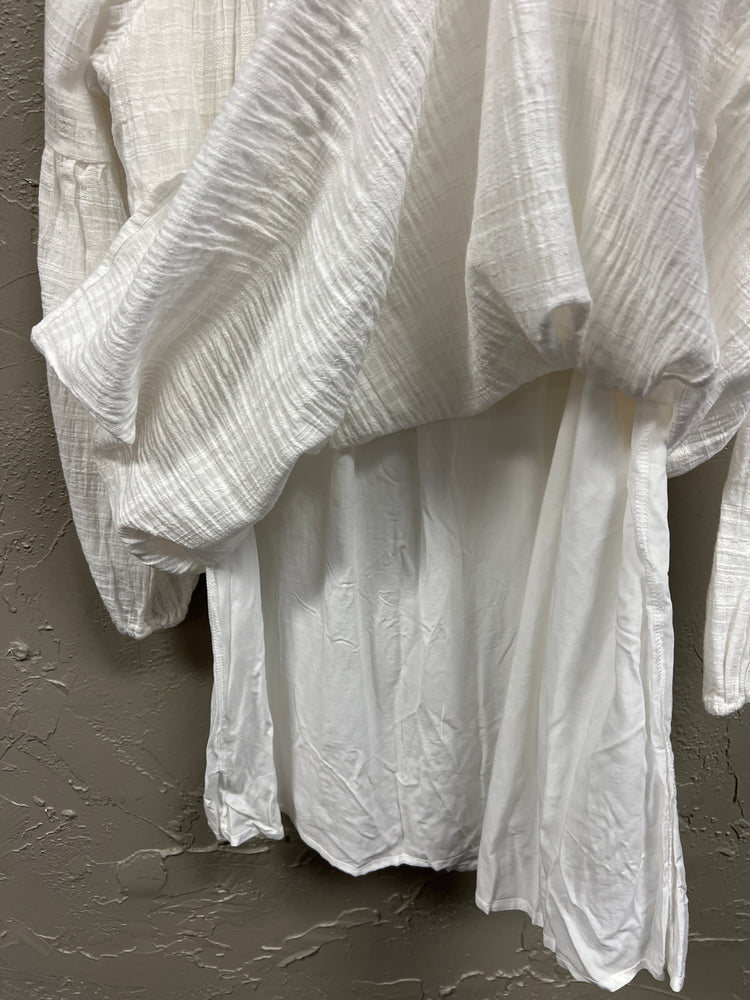 NWT VANILLA BAY COTTON GAUZE MINI DRESS