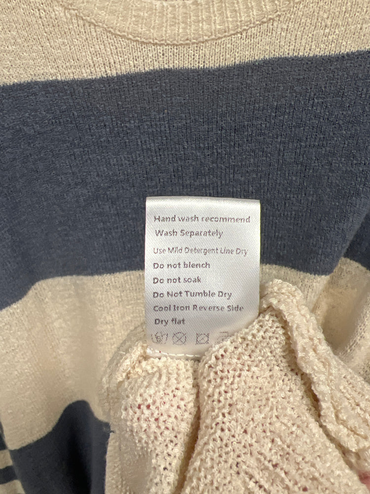 PINK LILY STRIPED SWEATER