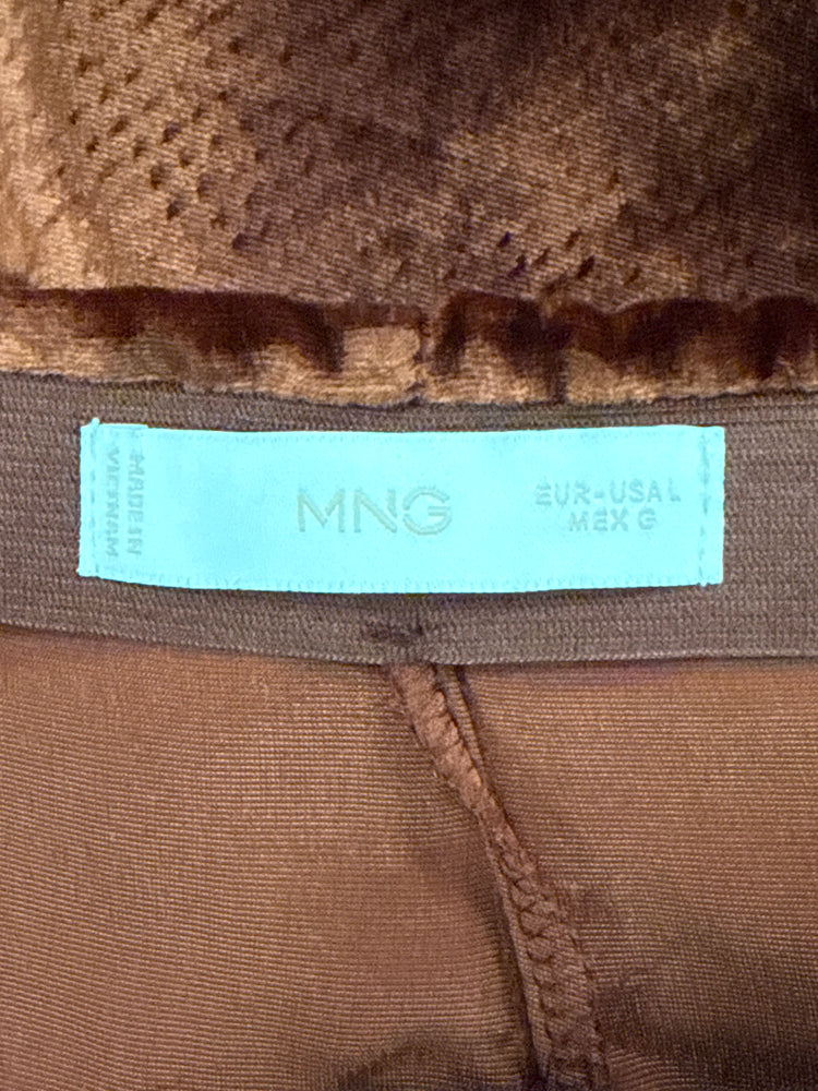 MNG VELVET SUIT PANTS (org$140)