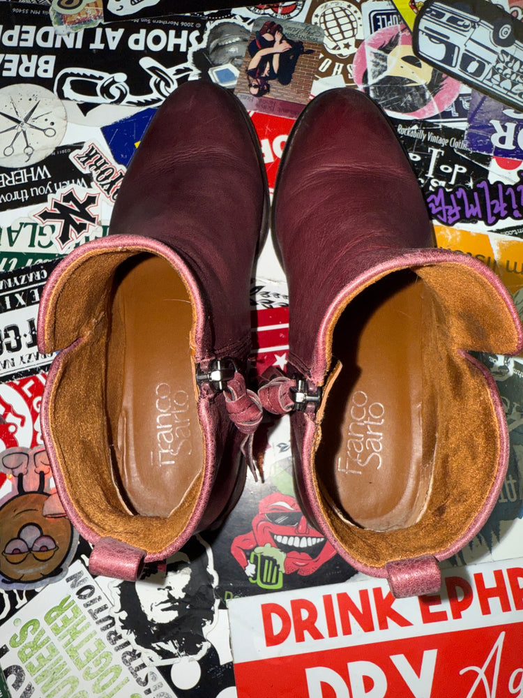 *FRANCO SARTO LEATHER BOOTIE (org$190)