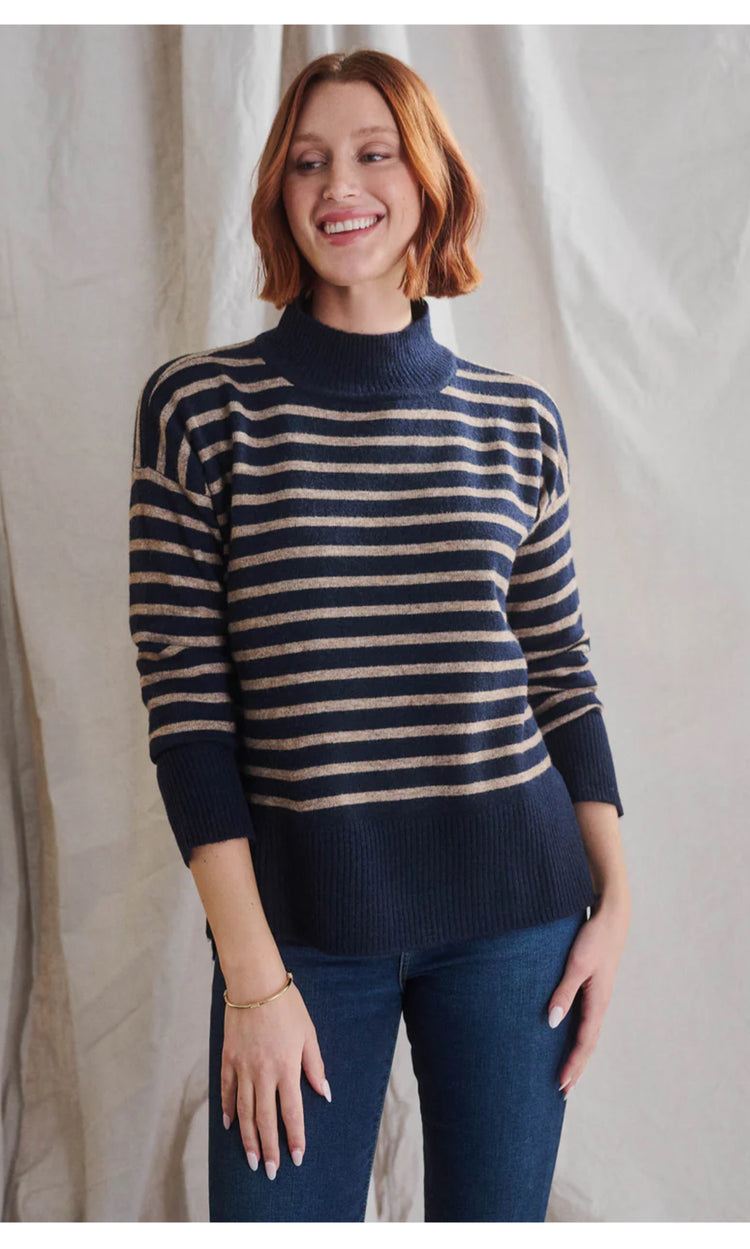 HATLEY MOCK NECK TUNIC SWEATER (org$108)