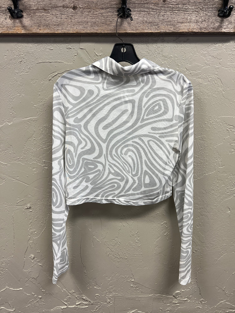 SHEER MESH SHIRT