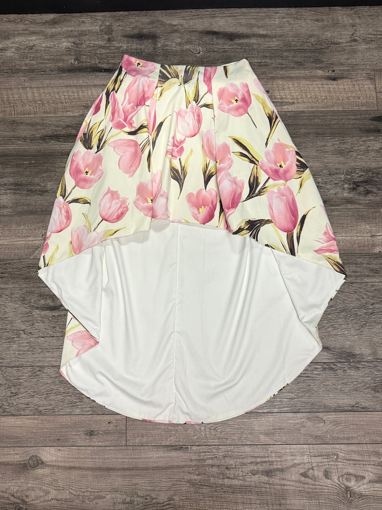 NWT AKIRA HIGH-LOW FLORAL SKIRT (org$60)