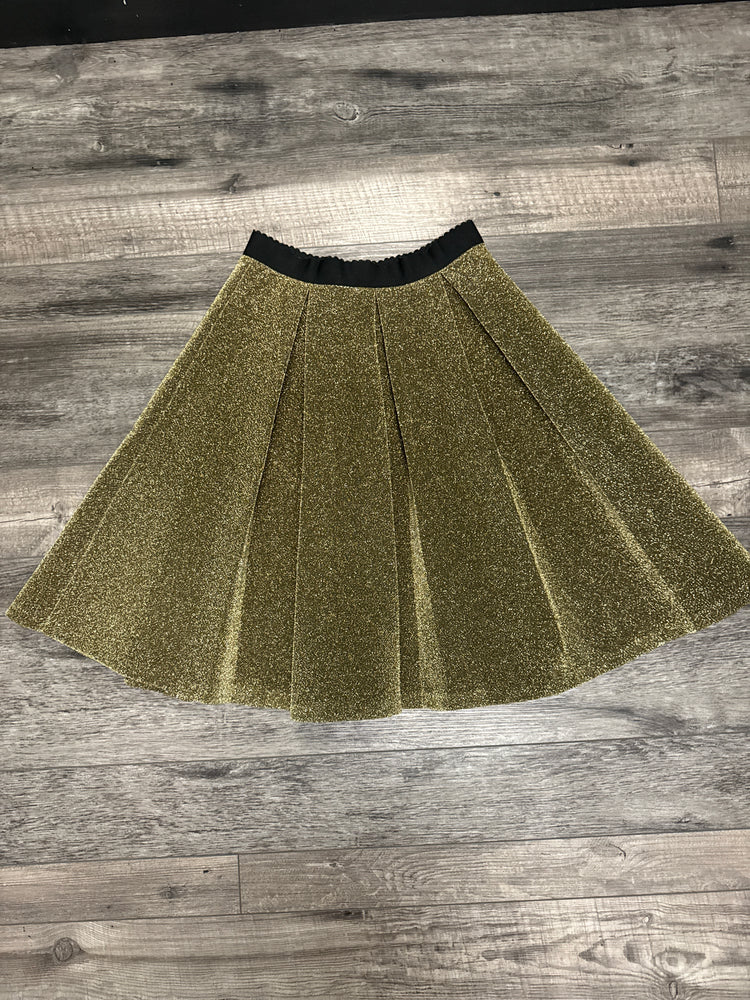 ENGLISH FACTORY PLEATED SKATER SKIRT