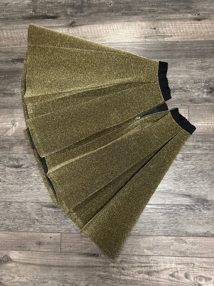 ENGLISH FACTORY PLEATED SKATER SKIRT