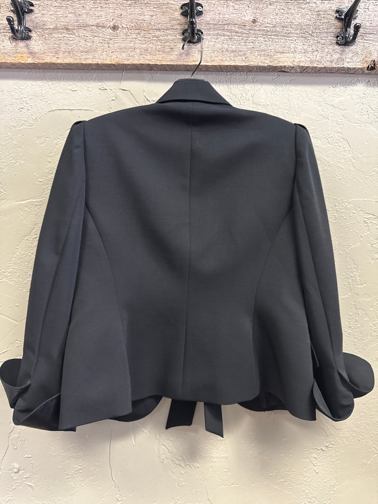 ANN KLEIN TUXEDO INSPIRED SUIT JACKET