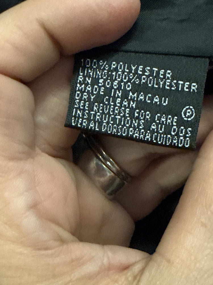 ANN KLEIN TUXEDO INSPIRED SUIT JACKET