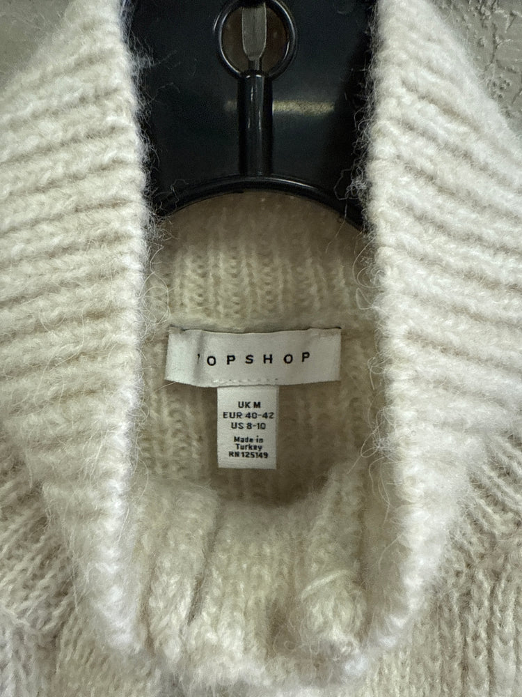 TOPSHOP FRILL DETAIL CARDIGAN