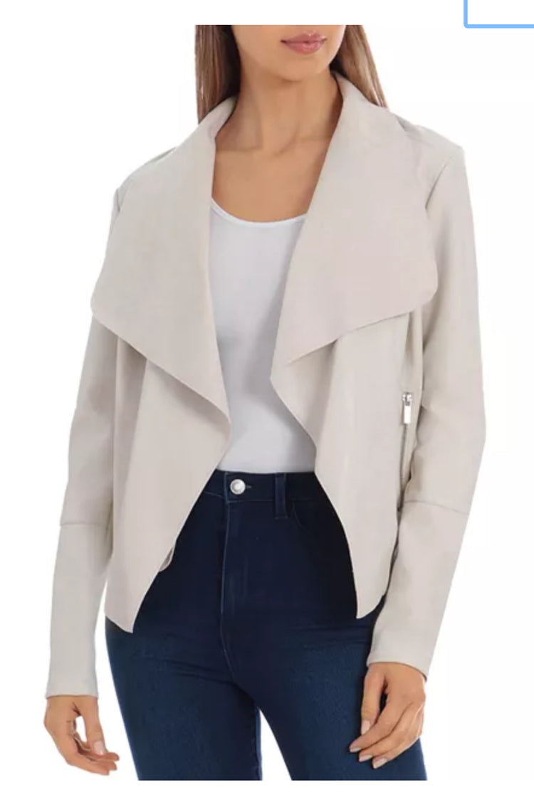 BAGATELLE FAUX LEATHER JACKET (org$98)